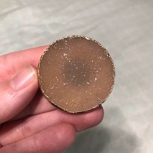 Gorgeous druzy adjustable ring